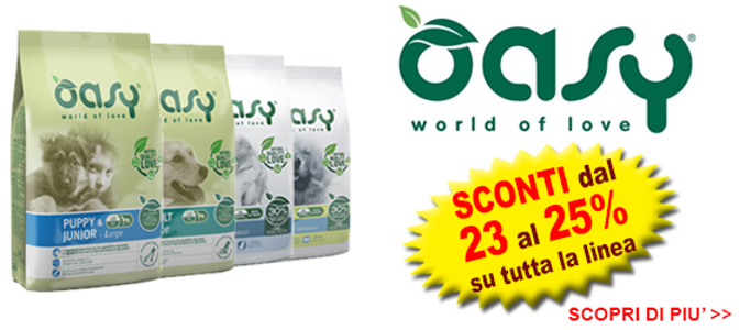 Crocchette per cani Oasy in Offerta speciale