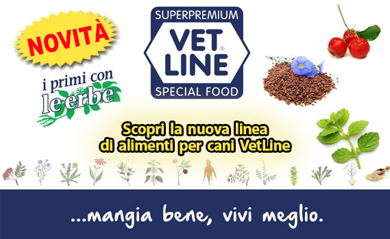 Disponibile la nuova linea di crocchette Vet-Line per cani